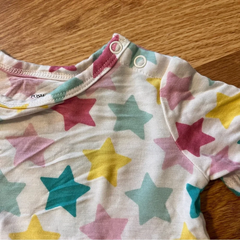 Posh Peanut 2-Fer  Star dress w/ bloomers and Unicorn  onesie Dress 3-6 month